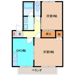 塚目駅 徒歩15分 2階の物件間取画像